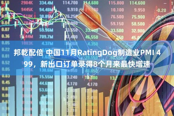 邦乾配倍 中国11月RatingDog制造业PMI 499，新出口订单录得8个月来最快增速